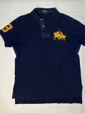 Ralph Lauren Vintage 90's Polo Big Pony 3 Custom Fit Mens M